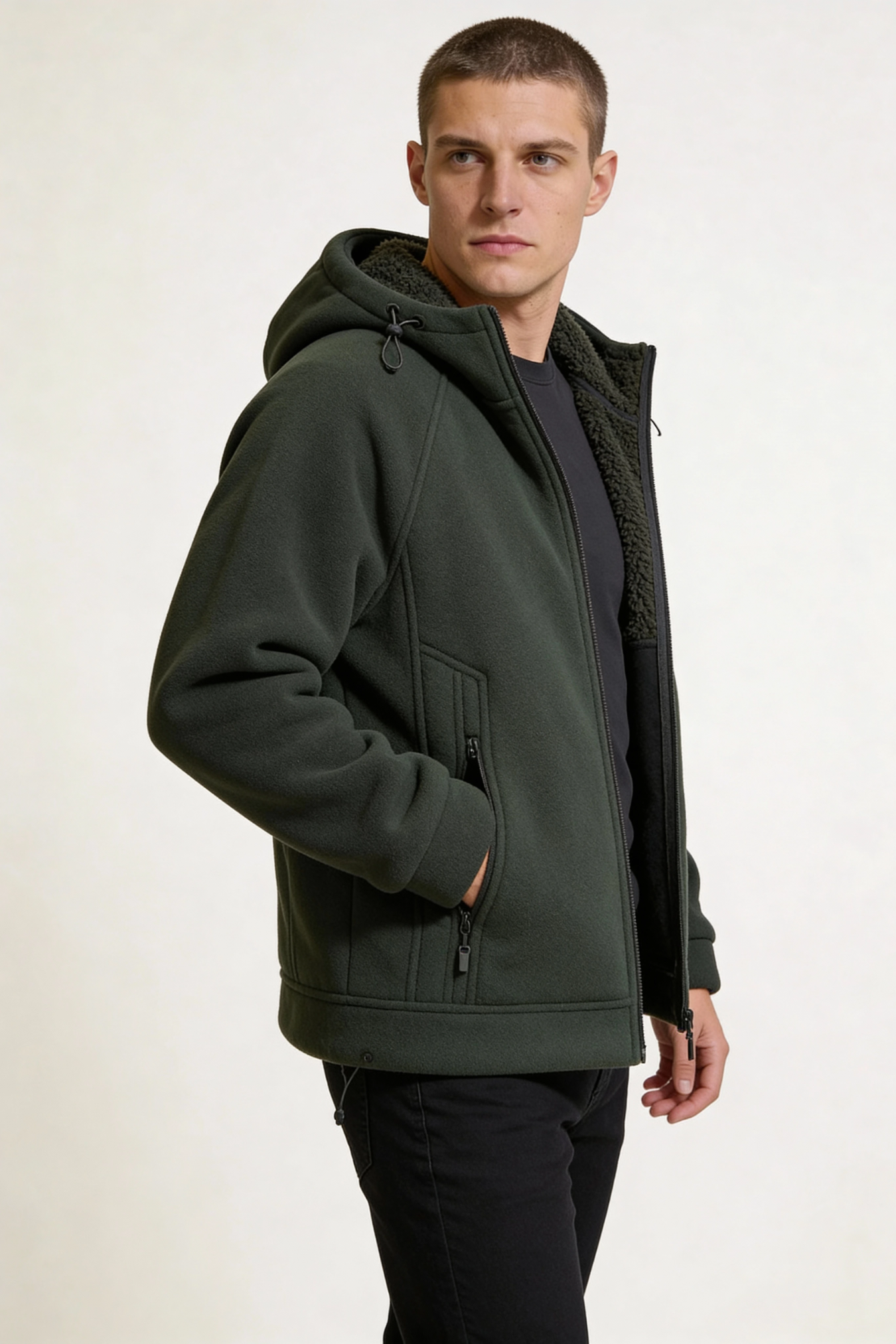 Boreal Sherpa Fleece Jacket - Green
