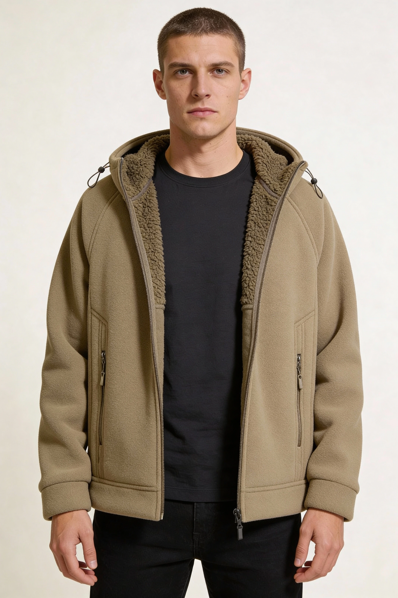 Boreal Sherpa Fleece Jacket - Khaki