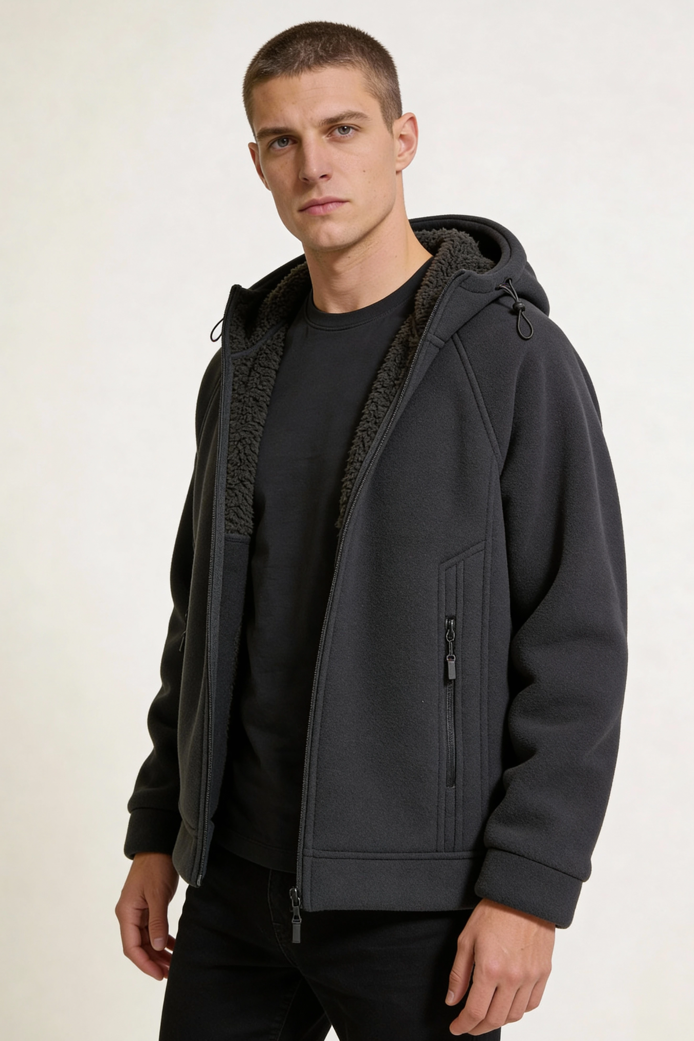Boreal Sherpa Fleece Jacket - Grey