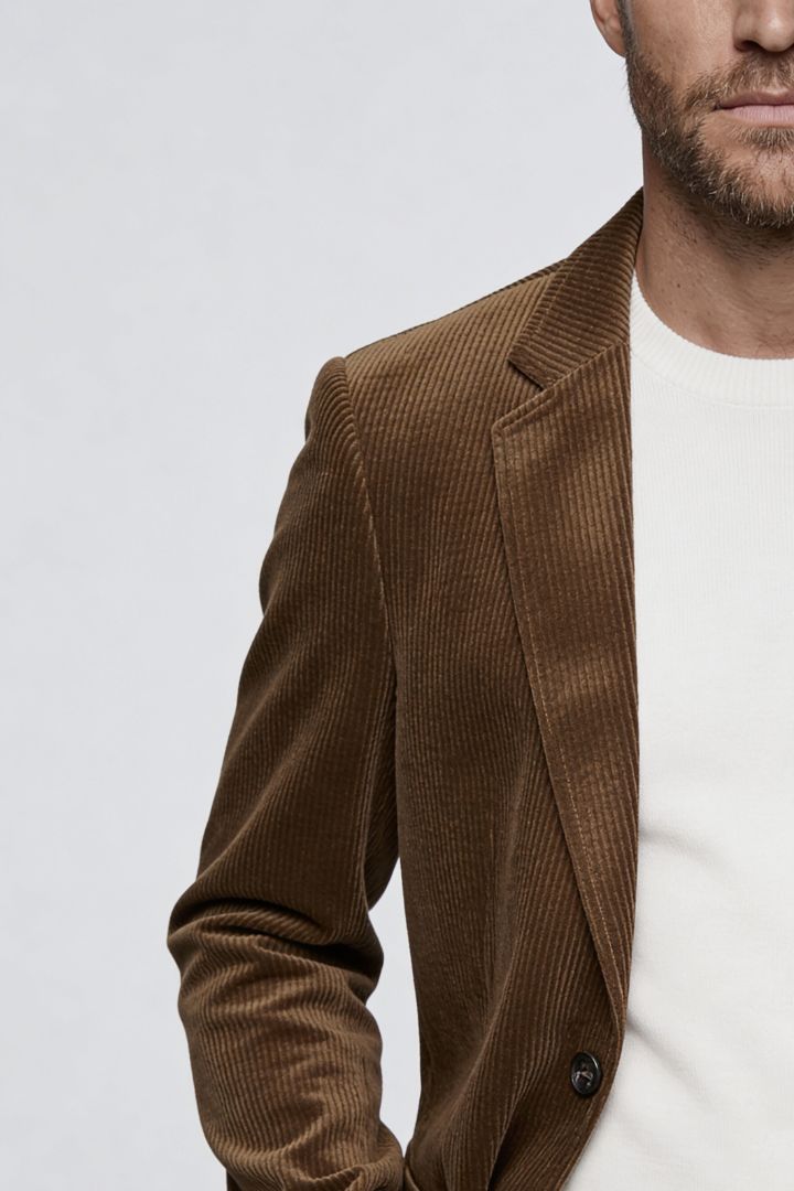 Elliot Corduroy Blazer - Brown
