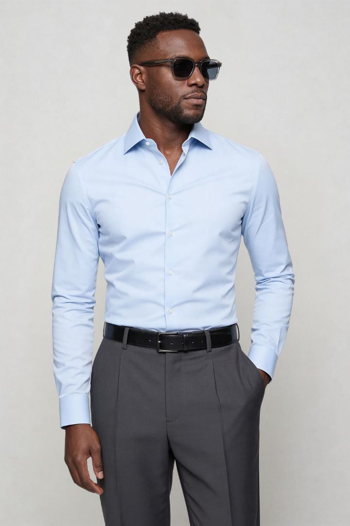 Mercer Classic Dress Shirt – Light Blue