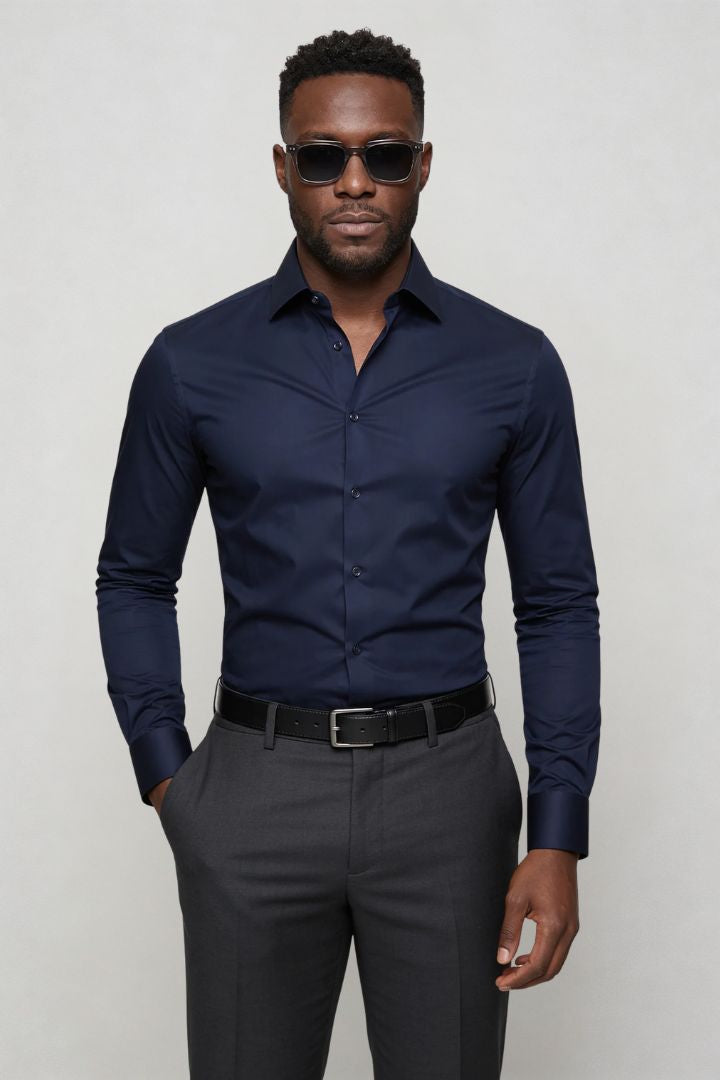 Mercer Classic Dress Shirt – Navy