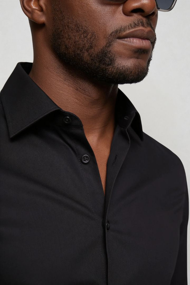 Mercer Classic Dress Shirt – Black