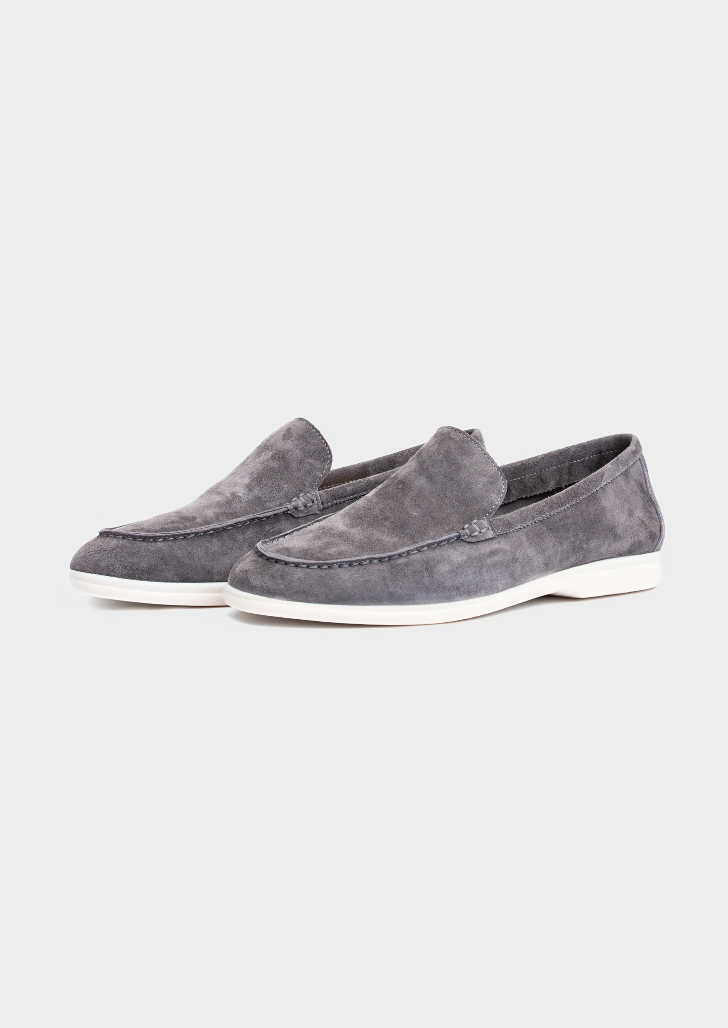 Lavencio Classic Loafers - Grey