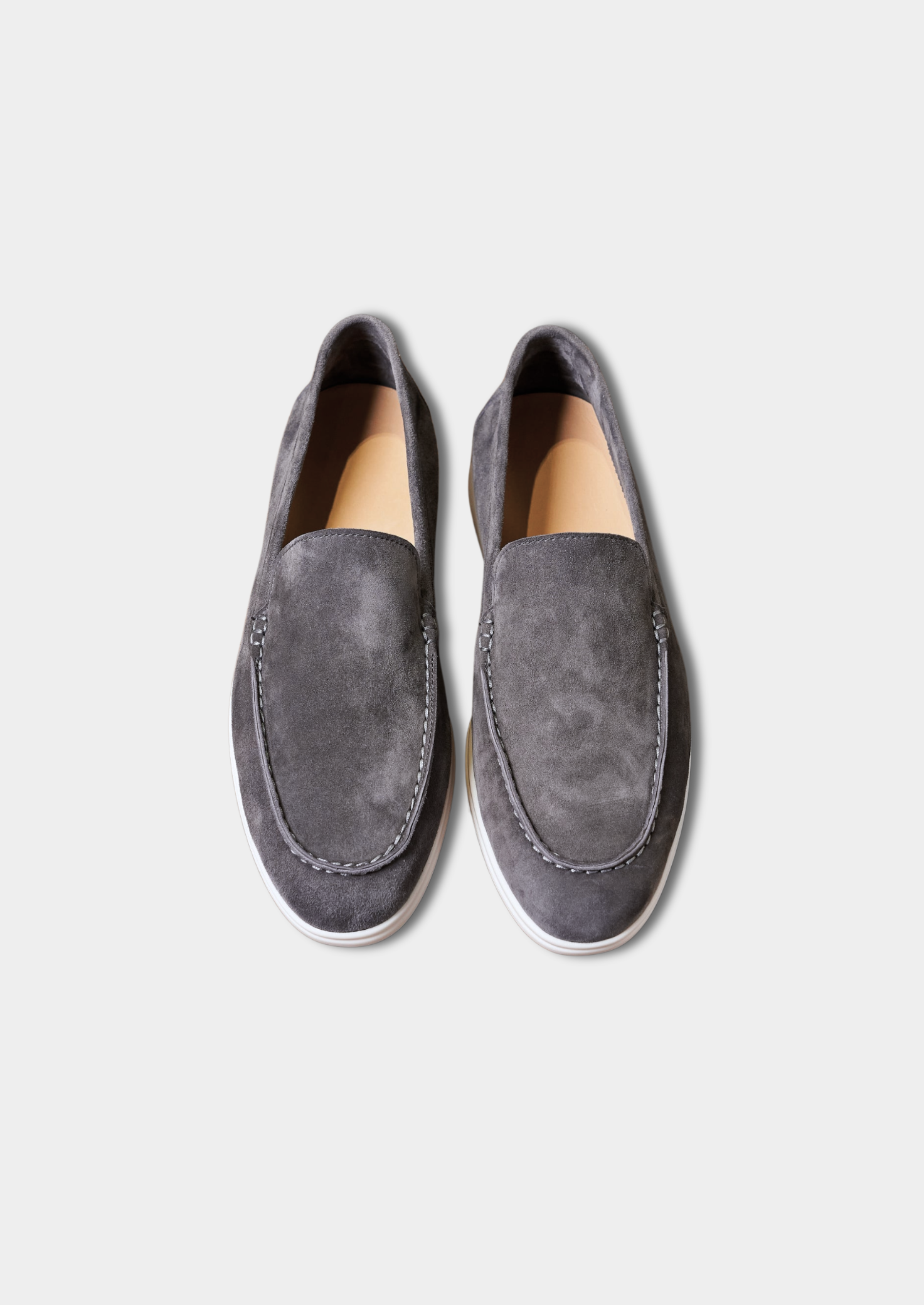 Lavencio Classic Loafers - Grey