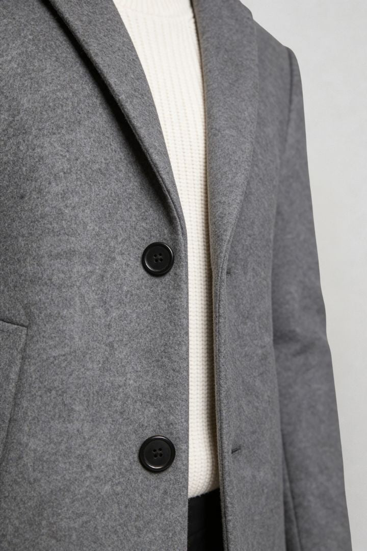 Remington Wool Blend Coat - Grey