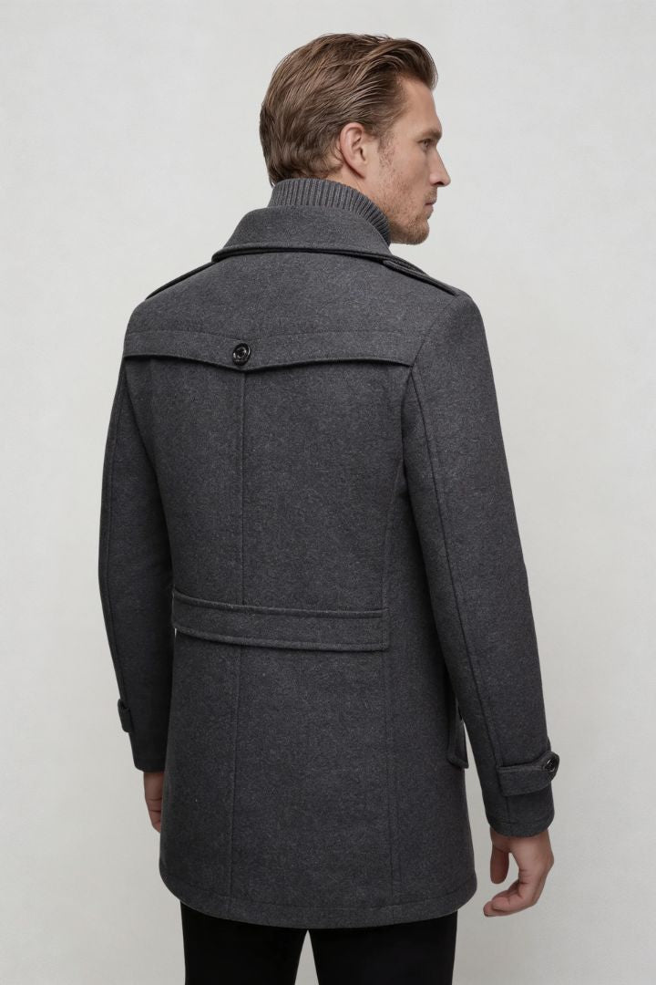 Wellington Overcoat - Grey