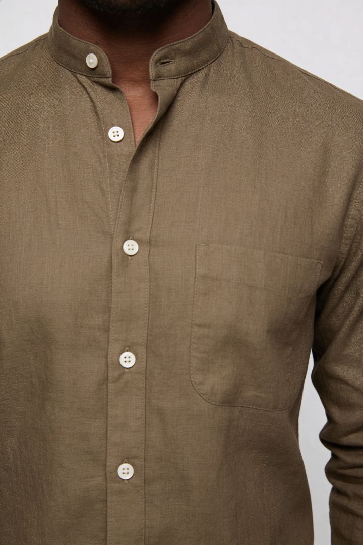 Reid Linen Shirt - Green
