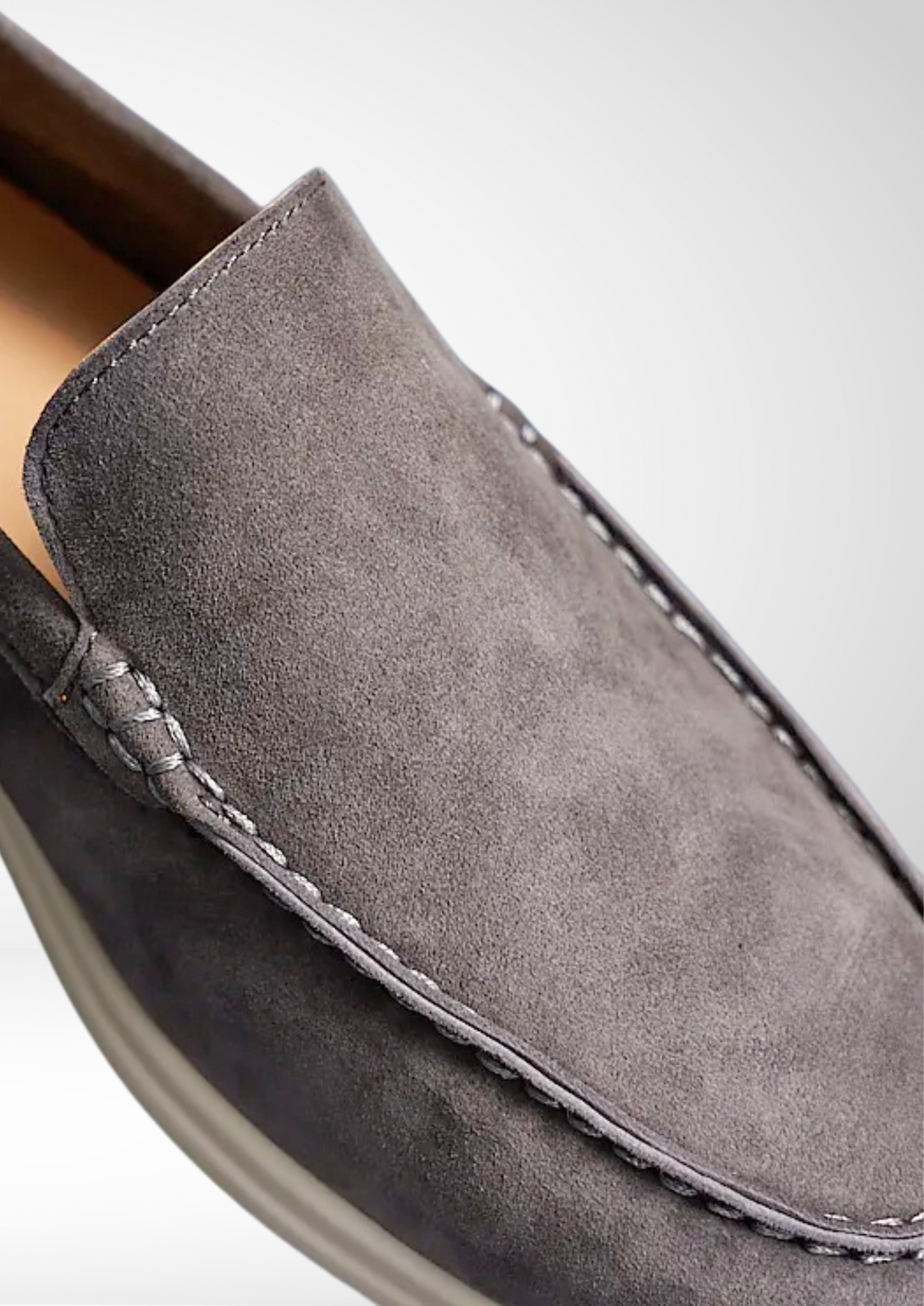 Lavencio Classic Loafers - Grey