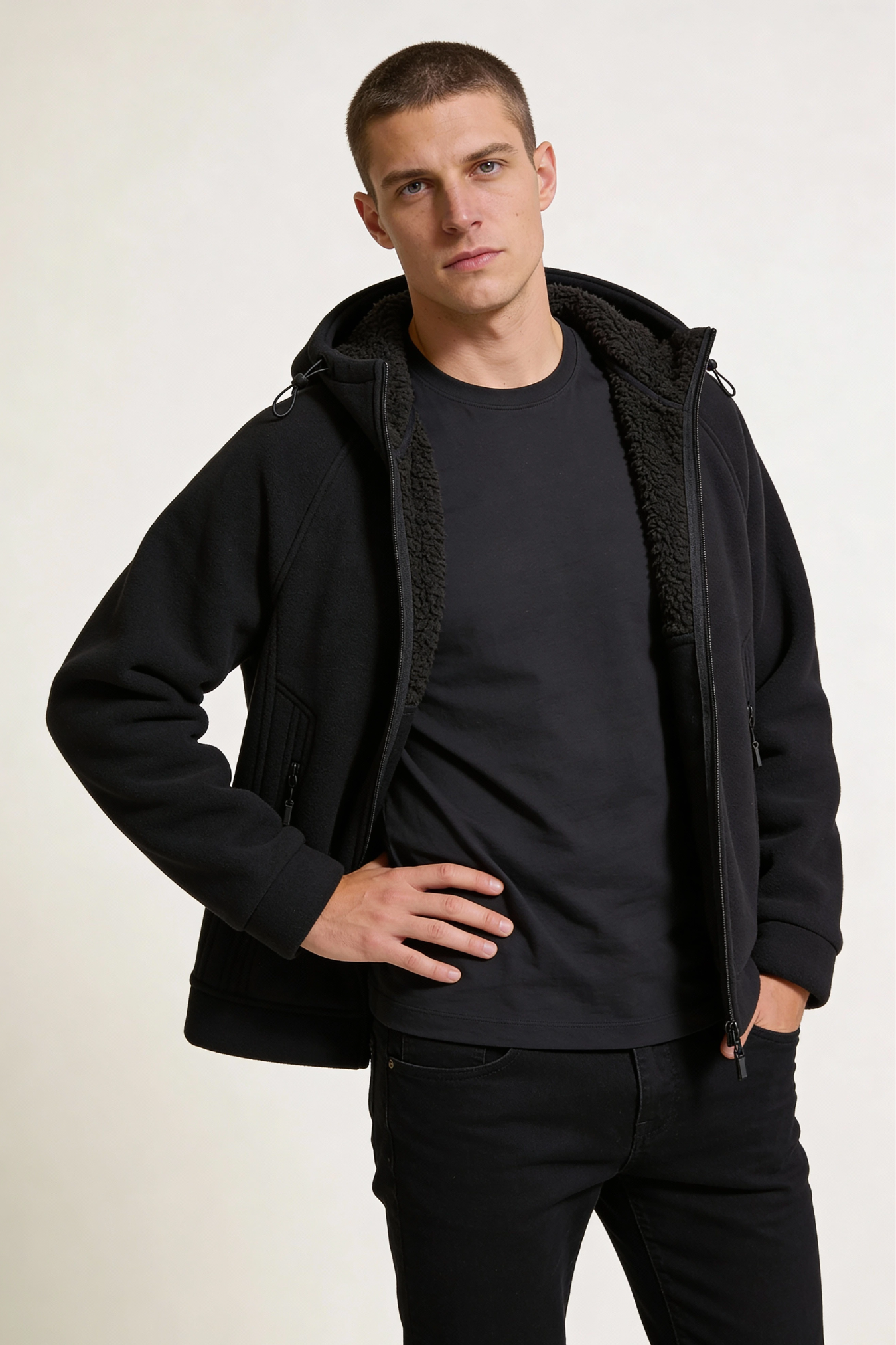 Boreal Sherpa Fleece Jacket - Black