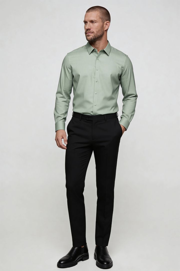 Carter No Iron Dress Shirt - Green