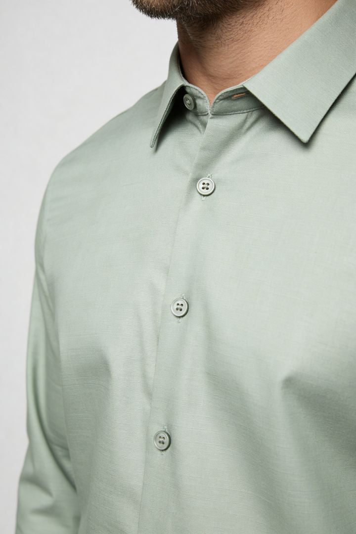 Carter No Iron Dress Shirt - Green