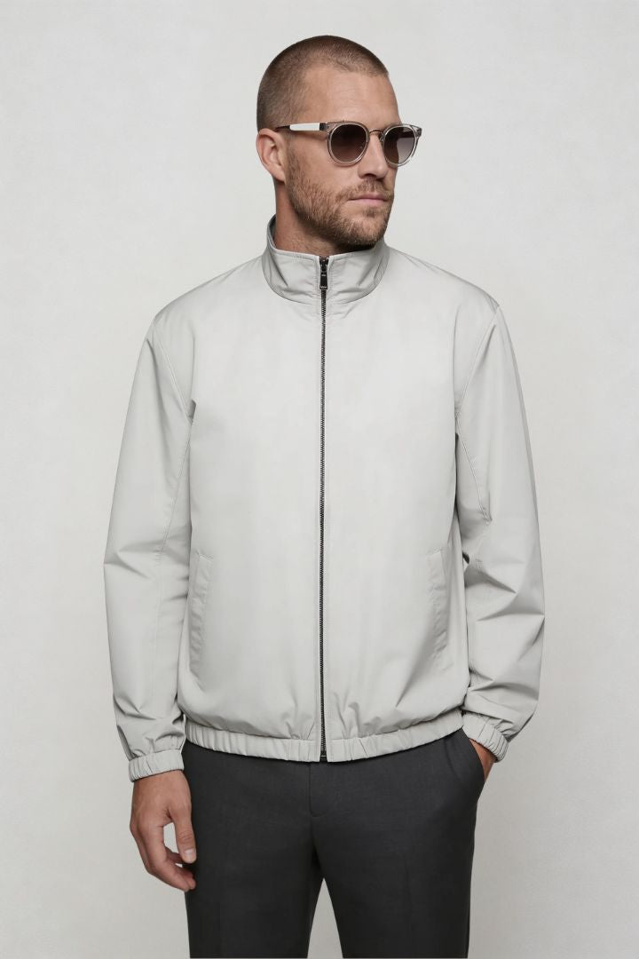Harlan Lightweight Reversible Jacket - Grey