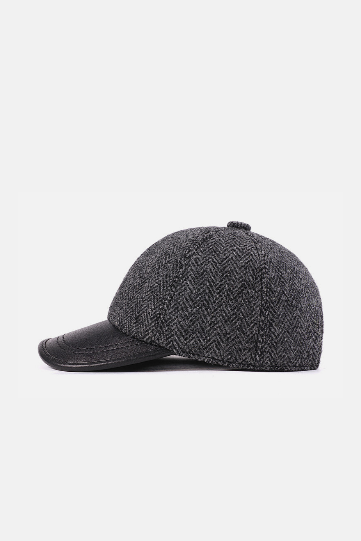 Marco Pure Wool Baseball Cap - Grey