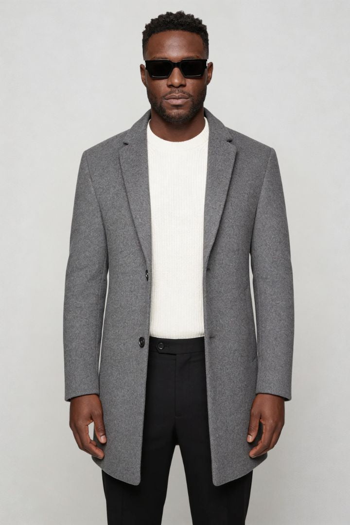 Remington Wool Blend Coat - Grey