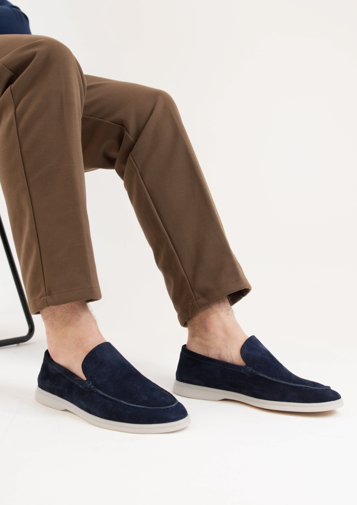 Lavencio Classic Loafers - Navy Blue