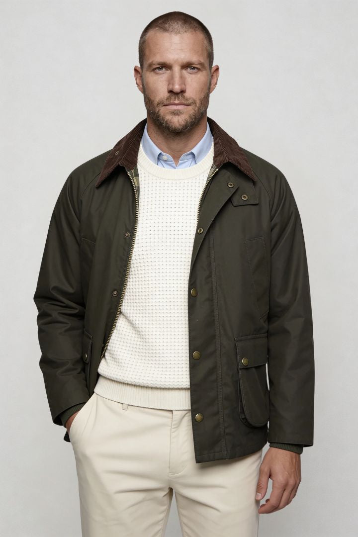 Rockwell Cotton Field Jacket - Green