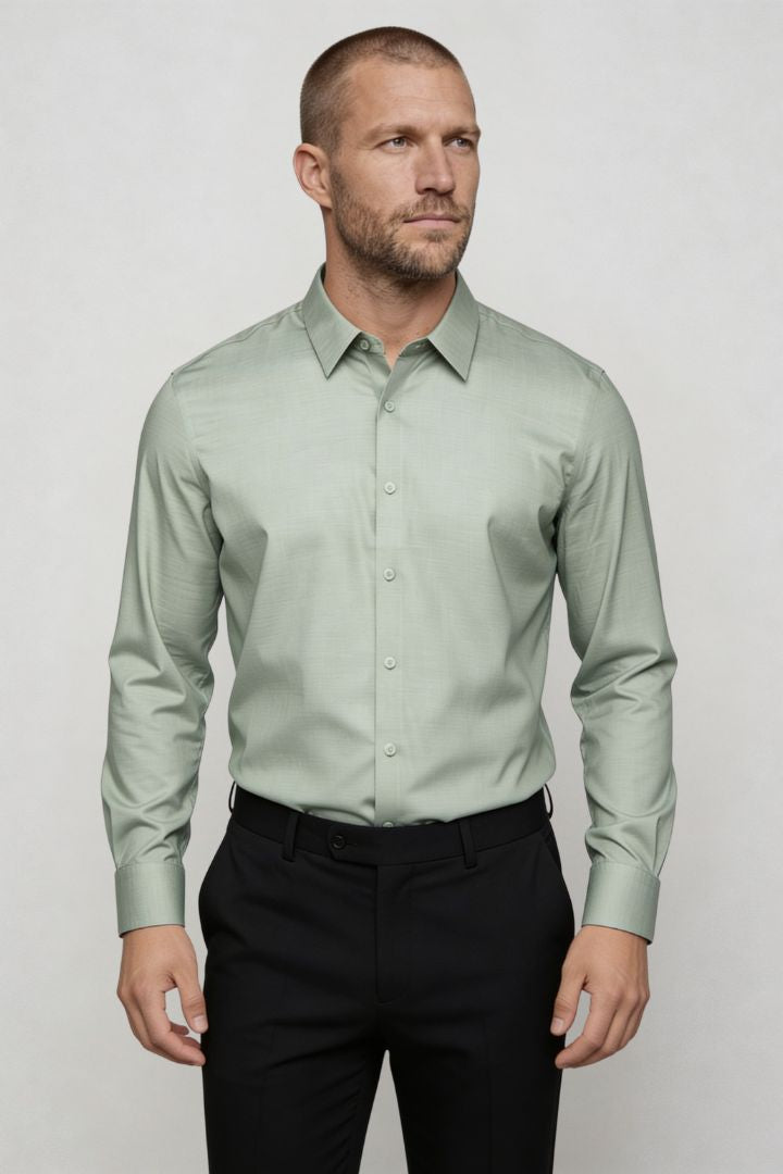Carter No Iron Dress Shirt - Green